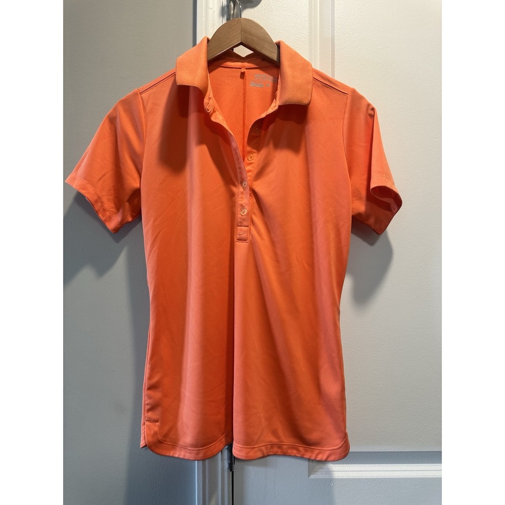 Nike Golf Women's Orange Polo Medium